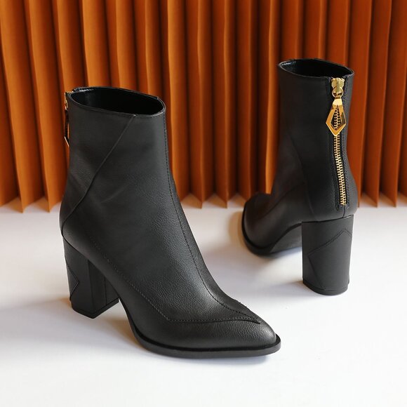 Sylven New York Almasi Apple Leather Boot - Black (US 10.5) - Picture 6 of 7